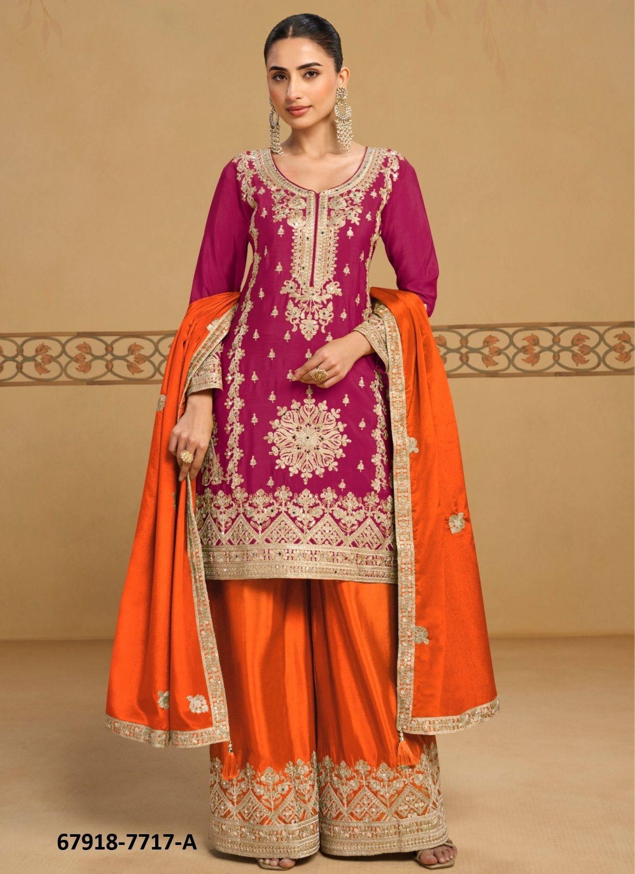 REVA - Catalog # 67918 (Set of 2 Readymade Salwar Suits) REVA - Catalog # 67918 (Set of 2 Readymade Salwar Suits)