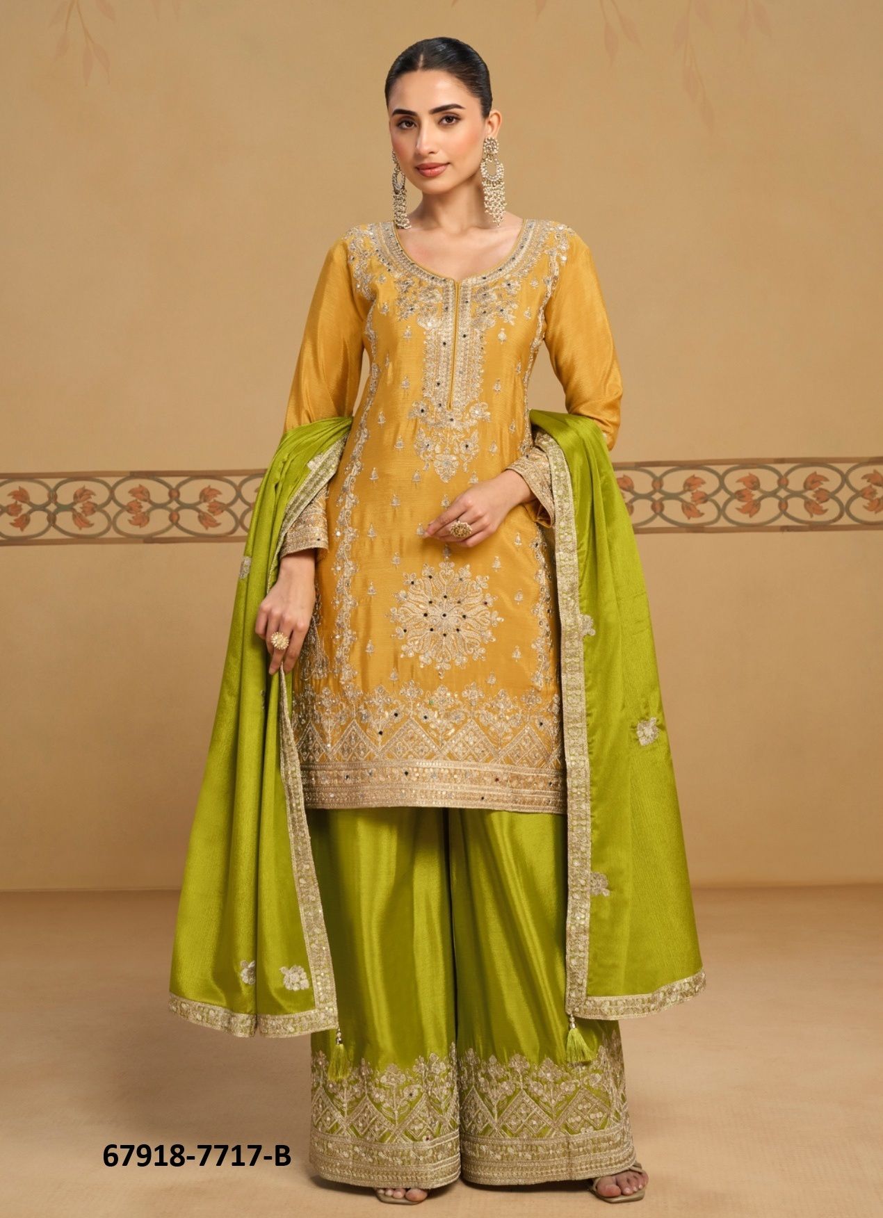REVA - Catalog # 67918 (Set of 2 Readymade Salwar Suits) REVA - Catalog # 67918 (Set of 2 Readymade Salwar Suits)