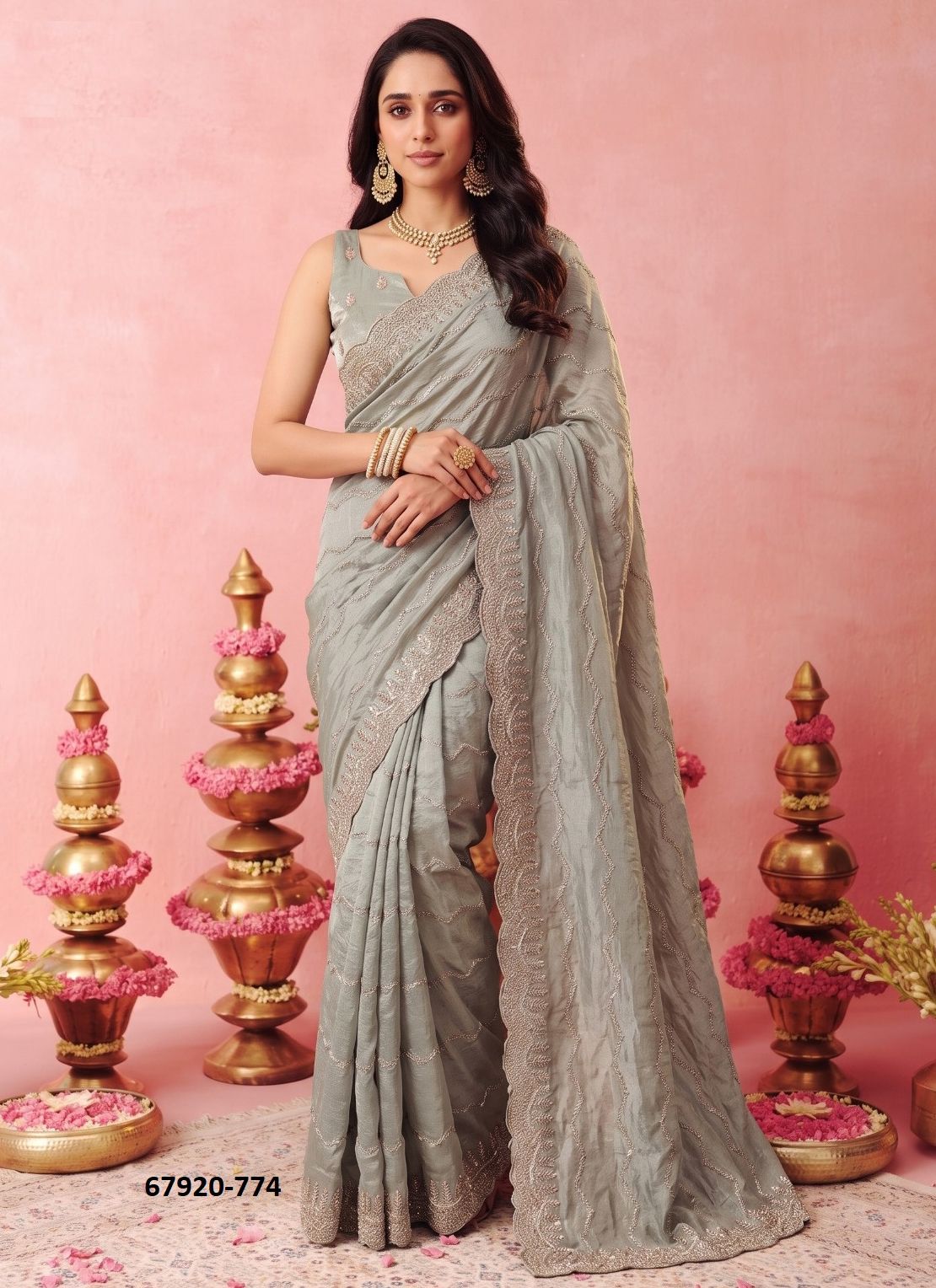 DURGA - Catalog # 67920 (Set of 6 Sarees) DURGA - Catalog # 67920 (Set of 6 Sarees)