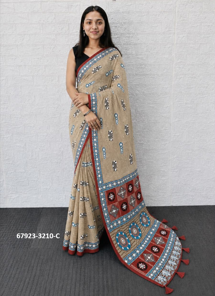 CHAKOREE - Catalog # 67923 (Set of 6 Sarees) CHAKOREE - Catalog # 67923 (Set of 6 Sarees)
