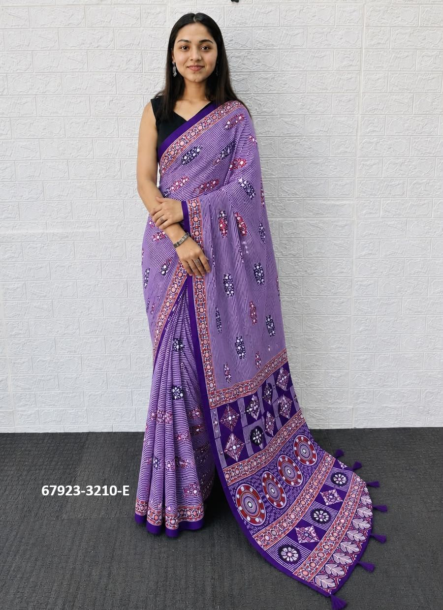 CHAKOREE - Catalog # 67923 (Set of 6 Sarees) CHAKOREE - Catalog # 67923 (Set of 6 Sarees)