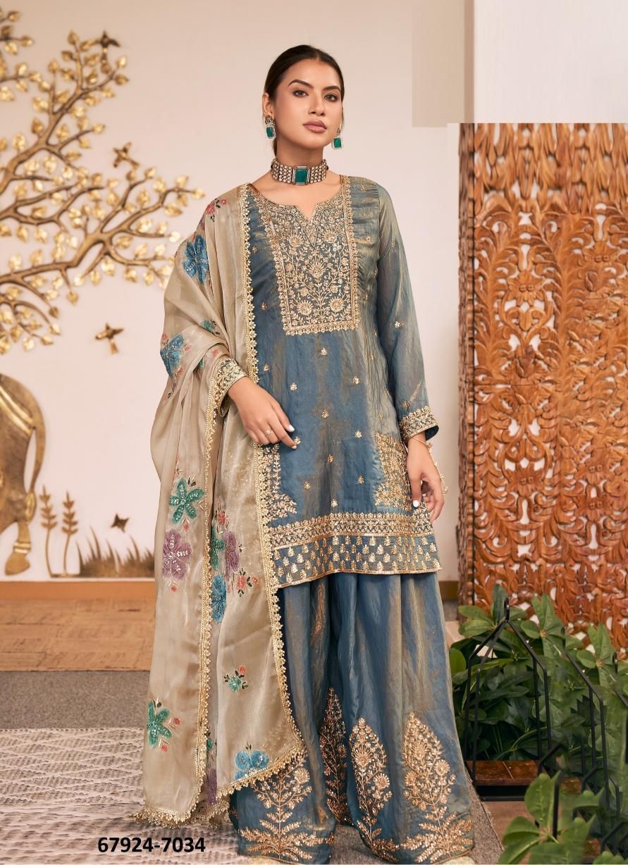 SUN ROUTE - Catalog # 67924 (Set of 4 Readymade Salwar Suits) SUN ROUTE - Catalog # 67924 (Set of 4 Readymade Salwar Suits)