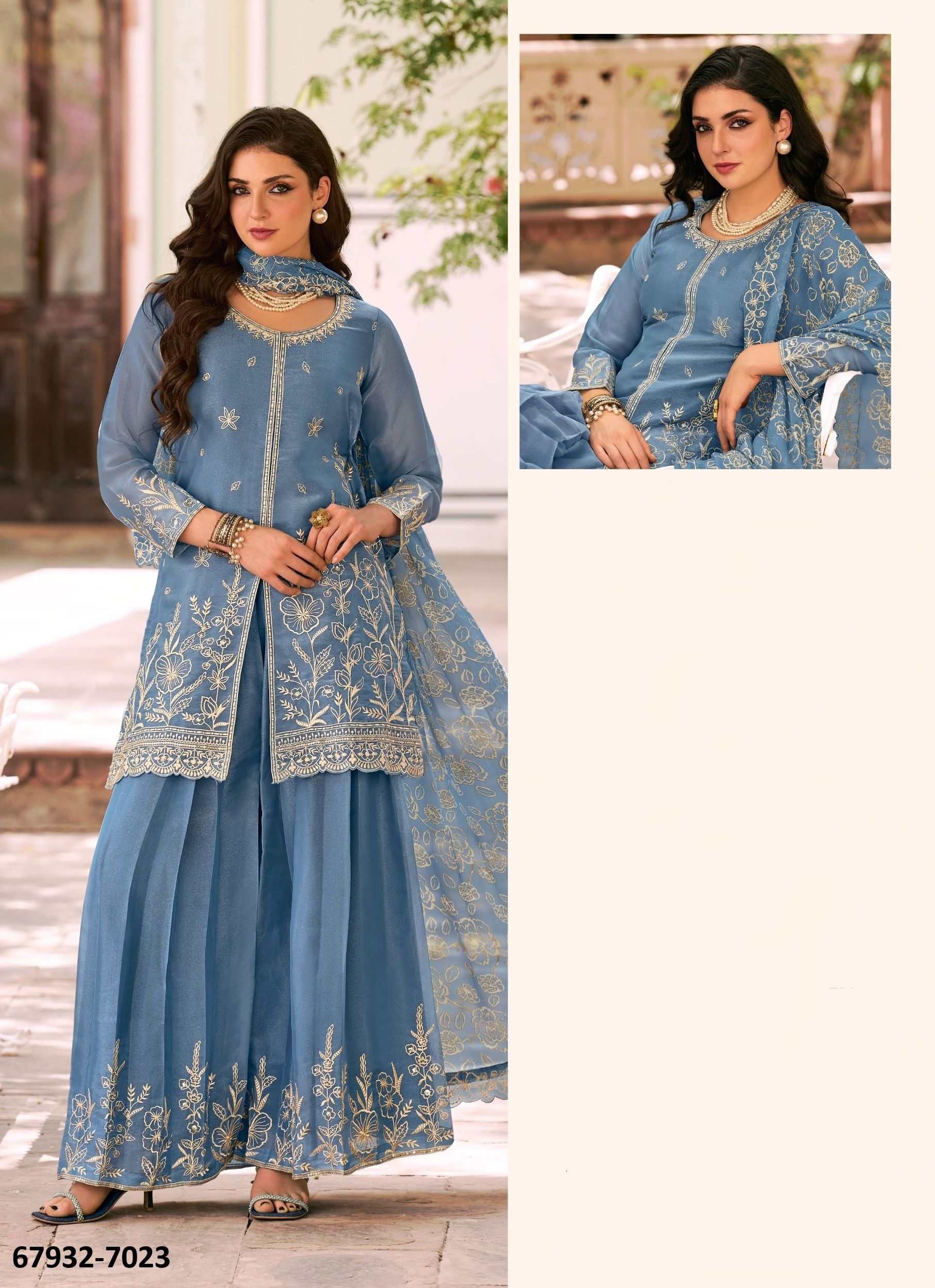 SANCHAY - Catalog # 67932 (Set of 4 Readymade Salwar Suits)
