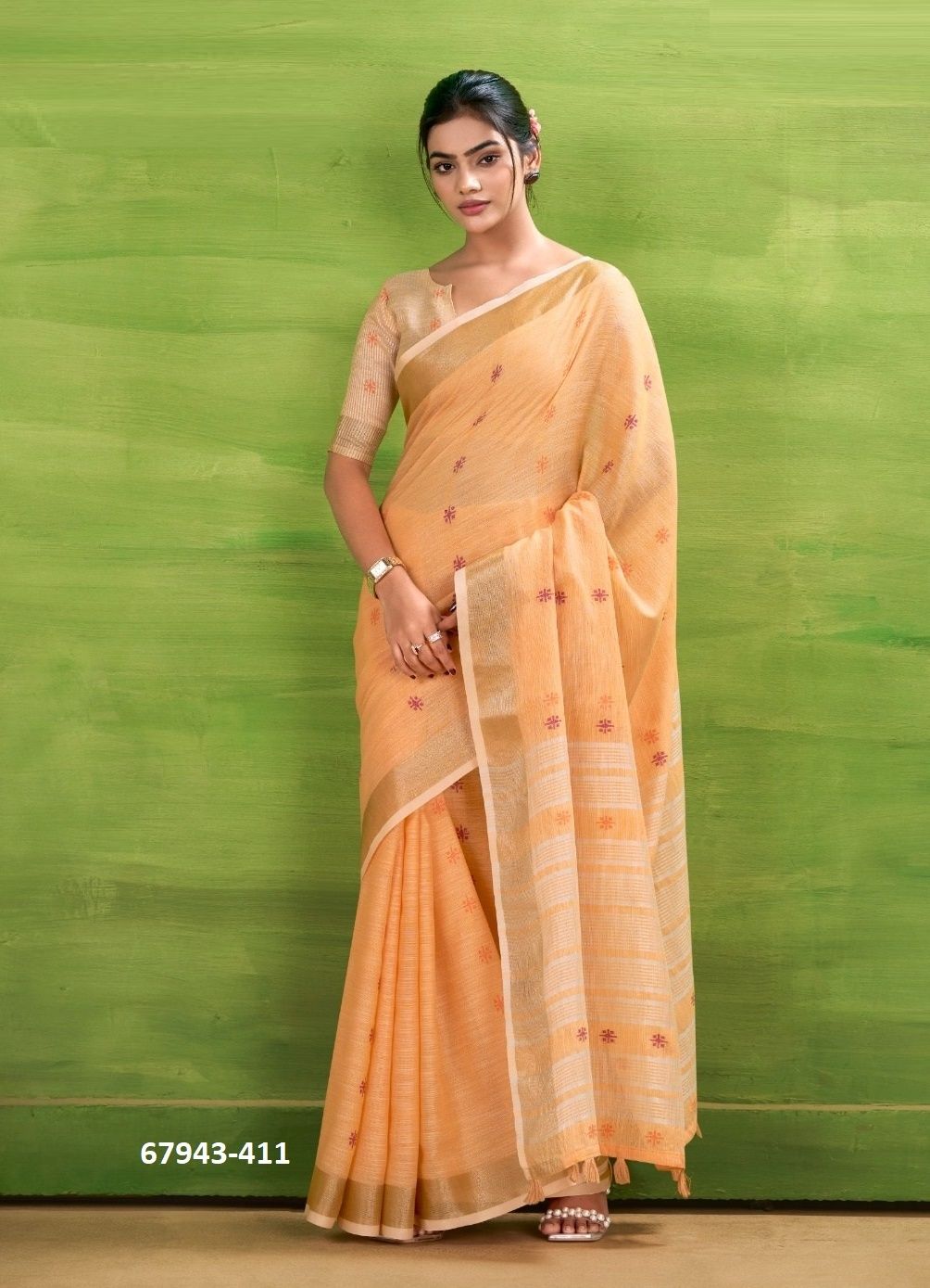 SUNWAY - Catalog # 67943 (Set of 5 Sarees) SUNWAY - Catalog # 67943 (Set of 5 Sarees)