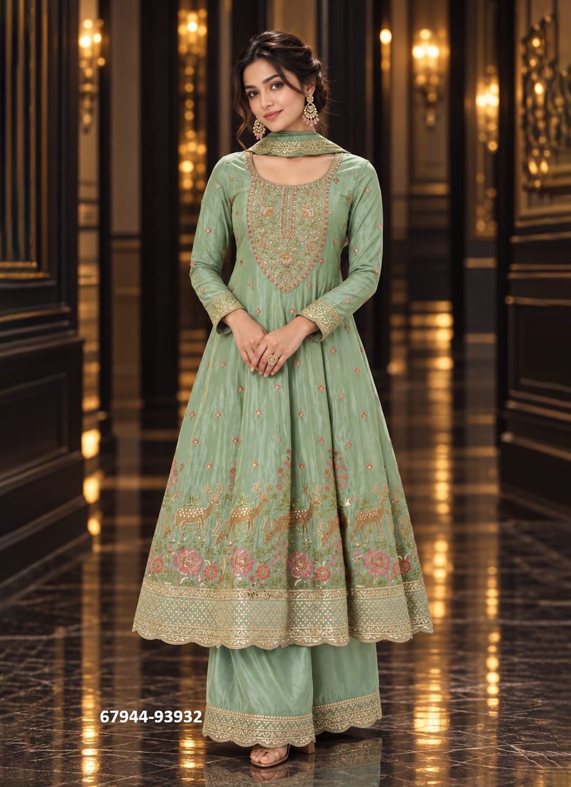 ADVAIT - Catalog # 67944 (Set of 2 Readymade Salwar Suits) ADVAIT - Catalog # 67944 (Set of 2 Readymade Salwar Suits)