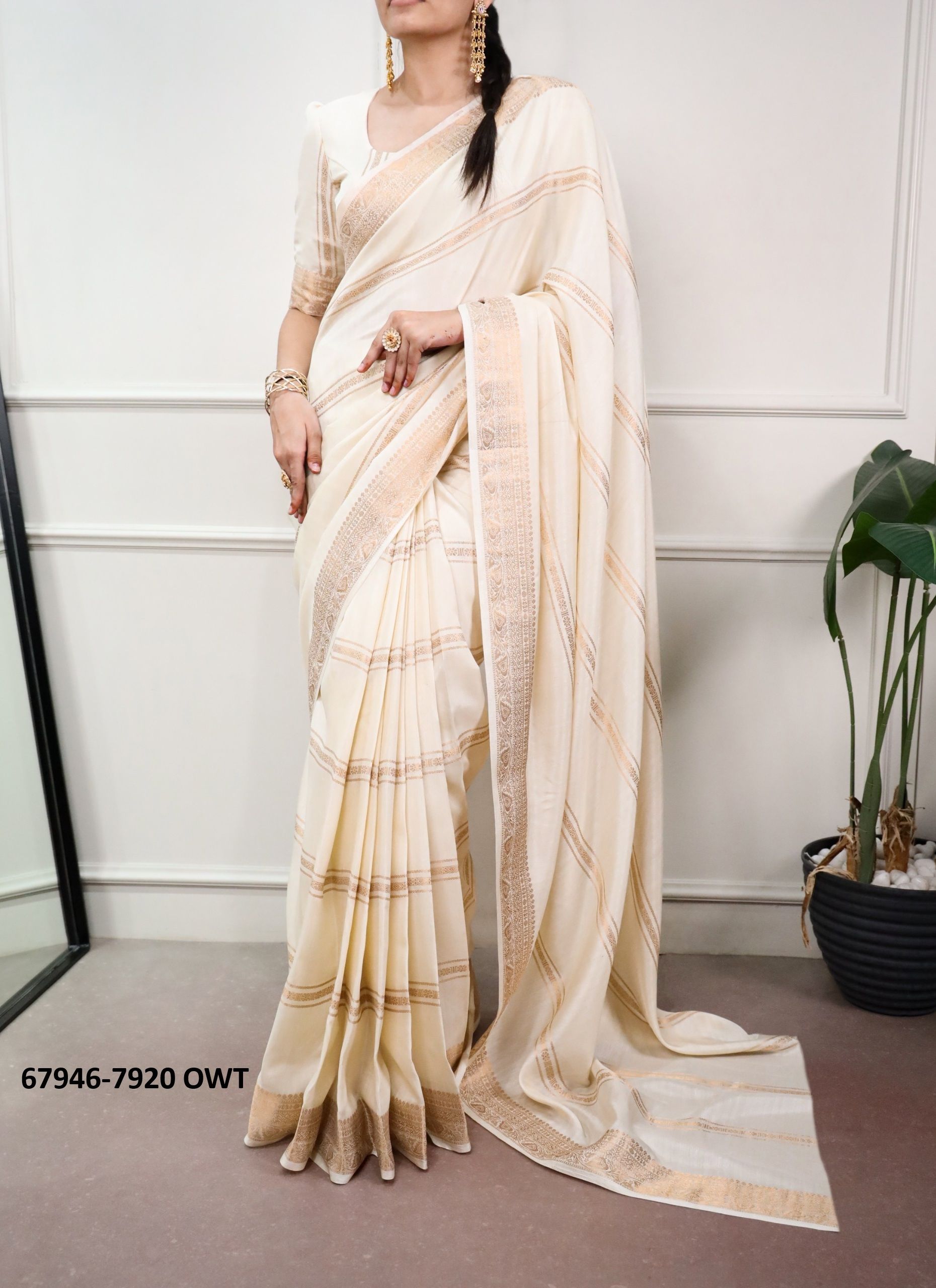 SUNSET - Catalog # 67946 (Set of 6 Sarees) SUNSET - Catalog # 67946 (Set of 6 Sarees)