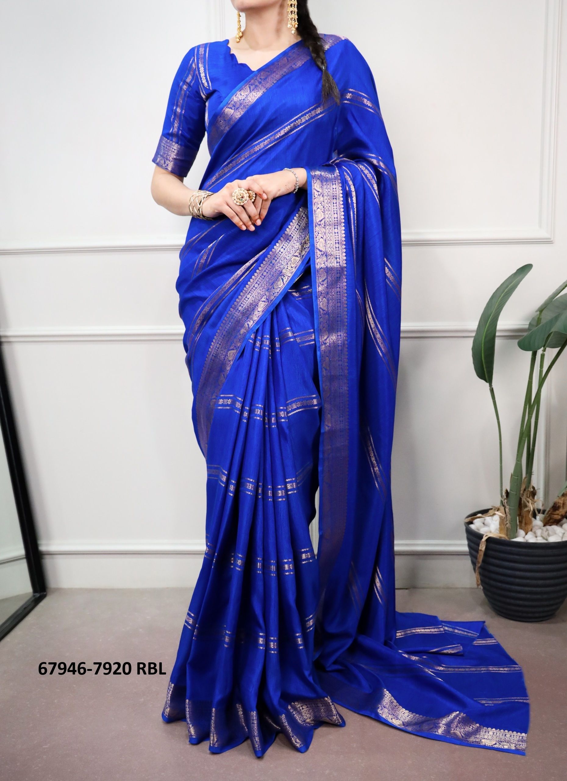 SUNSET - Catalog # 67946 (Set of 6 Sarees) SUNSET - Catalog # 67946 (Set of 6 Sarees)