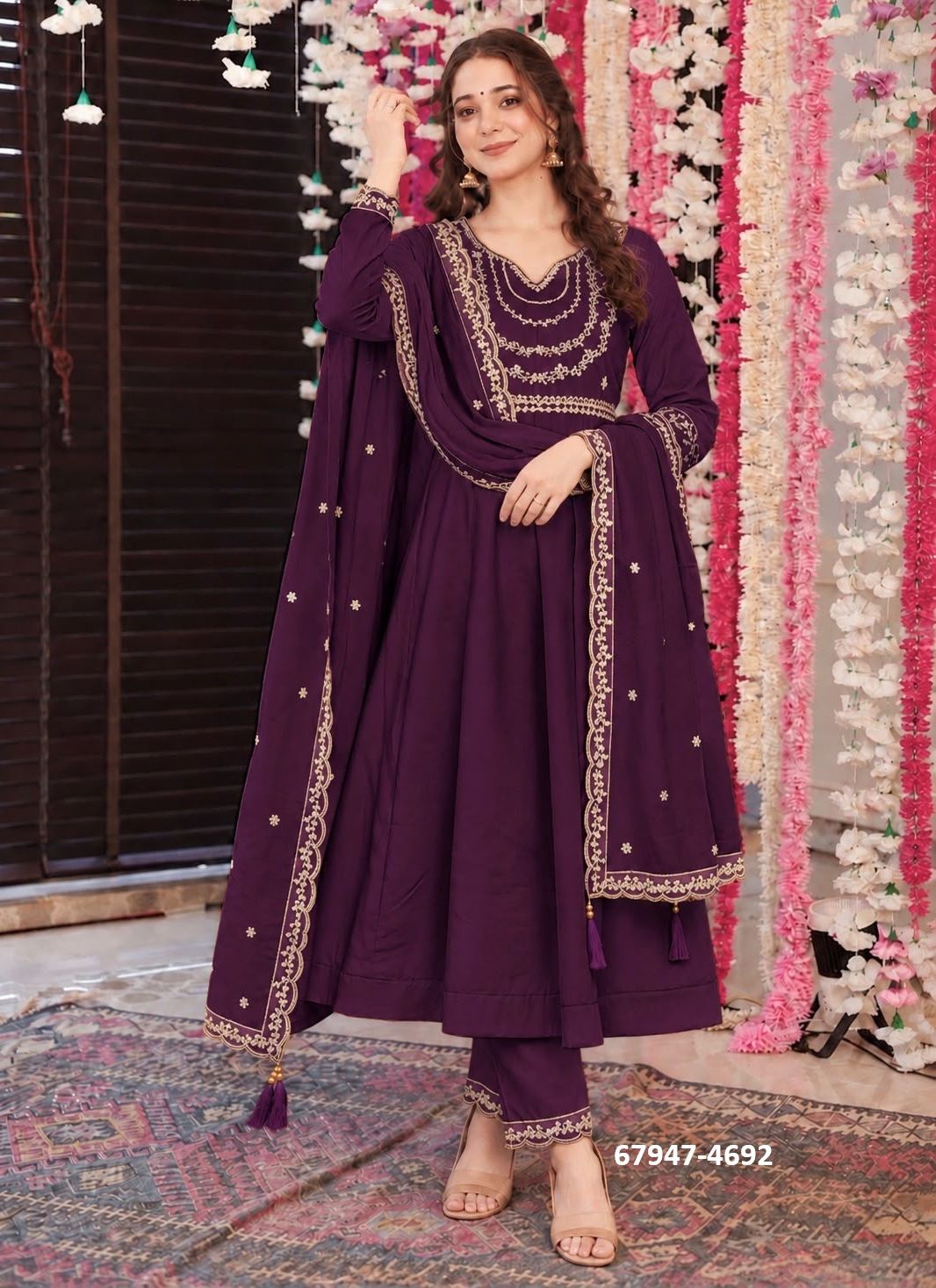 ALVISHA - Catalog # 67947 (Set of 6 Readymade Salwar Suits) ALVISHA - Catalog # 67947 (Set of 6 Readymade Salwar Suits)