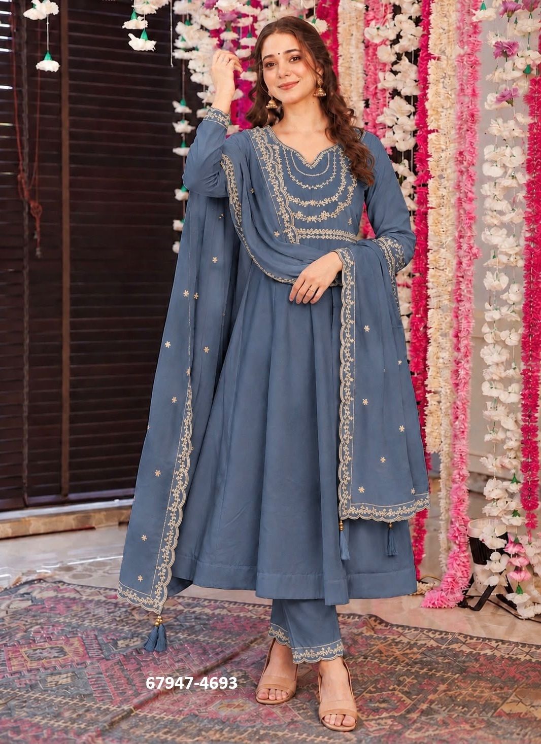 ALVISHA - Catalog # 67947 (Set of 6 Readymade Salwar Suits) ALVISHA - Catalog # 67947 (Set of 6 Readymade Salwar Suits)