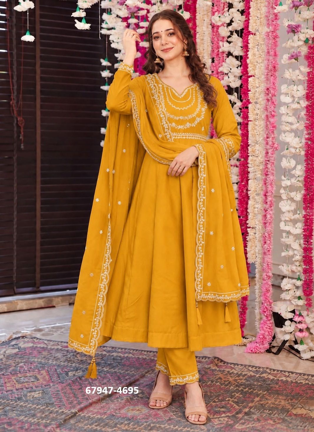 ALVISHA - Catalog # 67947 (Set of 6 Readymade Salwar Suits) ALVISHA - Catalog # 67947 (Set of 6 Readymade Salwar Suits)
