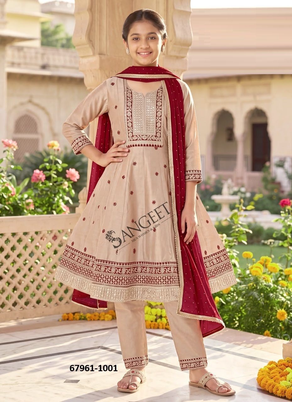 SHREELEELA 3 - Catalog # 67961 (Set of 6 Readymade Salwar Suits) SHREELEELA 3 - Catalog # 67961 (Set of 6 Readymade Salwar Suits)