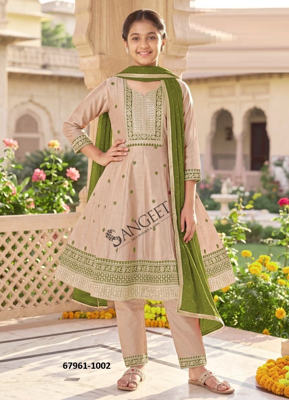 SHREELEELA 3 - Catalog # 67961 (Set of 6 Readymade Salwar Suits) SHREELEELA 3 - Catalog # 67961 (Set of 6 Readymade Salwar Suits)
