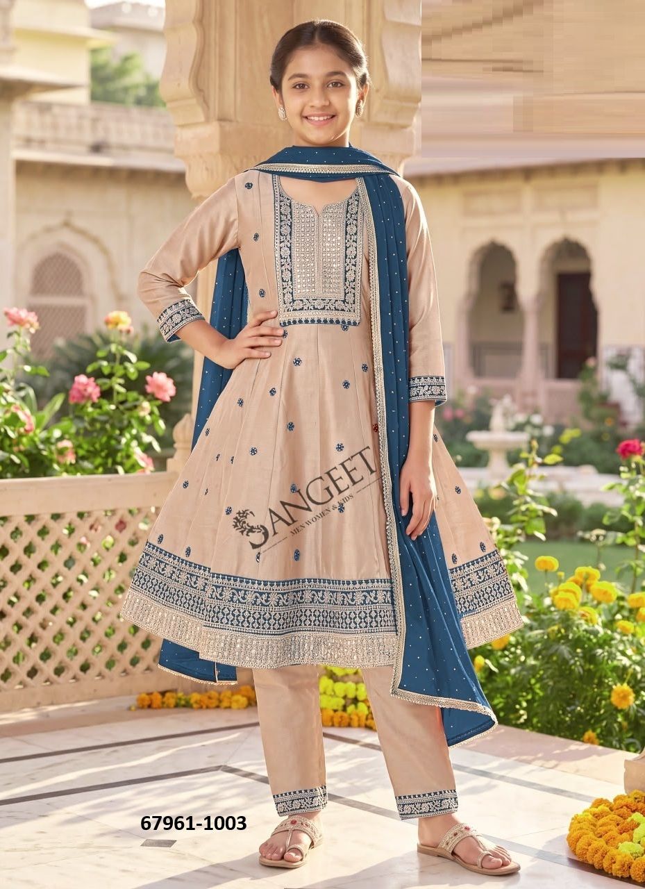 SHREELEELA 3 - Catalog # 67961 (Set of 6 Readymade Salwar Suits) SHREELEELA 3 - Catalog # 67961 (Set of 6 Readymade Salwar Suits)
