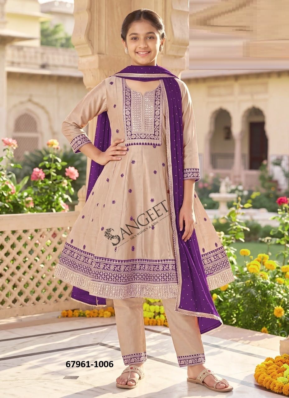 SHREELEELA 3 - Catalog # 67961 (Set of 6 Readymade Salwar Suits) SHREELEELA 3 - Catalog # 67961 (Set of 6 Readymade Salwar Suits)