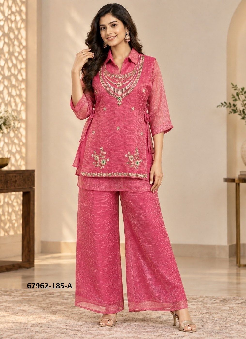 SHRUG QUEEN - Catalog # 67962 (Set of 3 Indo-Western Outfits) SHRUG QUEEN - Catalog # 67962 (Set of 3 Indo-Western Outfits)