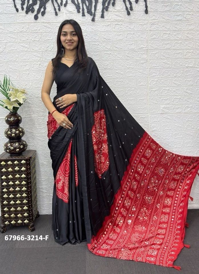 JAPAN AJRAKH MIRRIR - Catalog # 67966 (Set of 6 Sarees) JAPAN AJRAKH MIRRIR - Catalog # 67966 (Set of 6 Sarees)