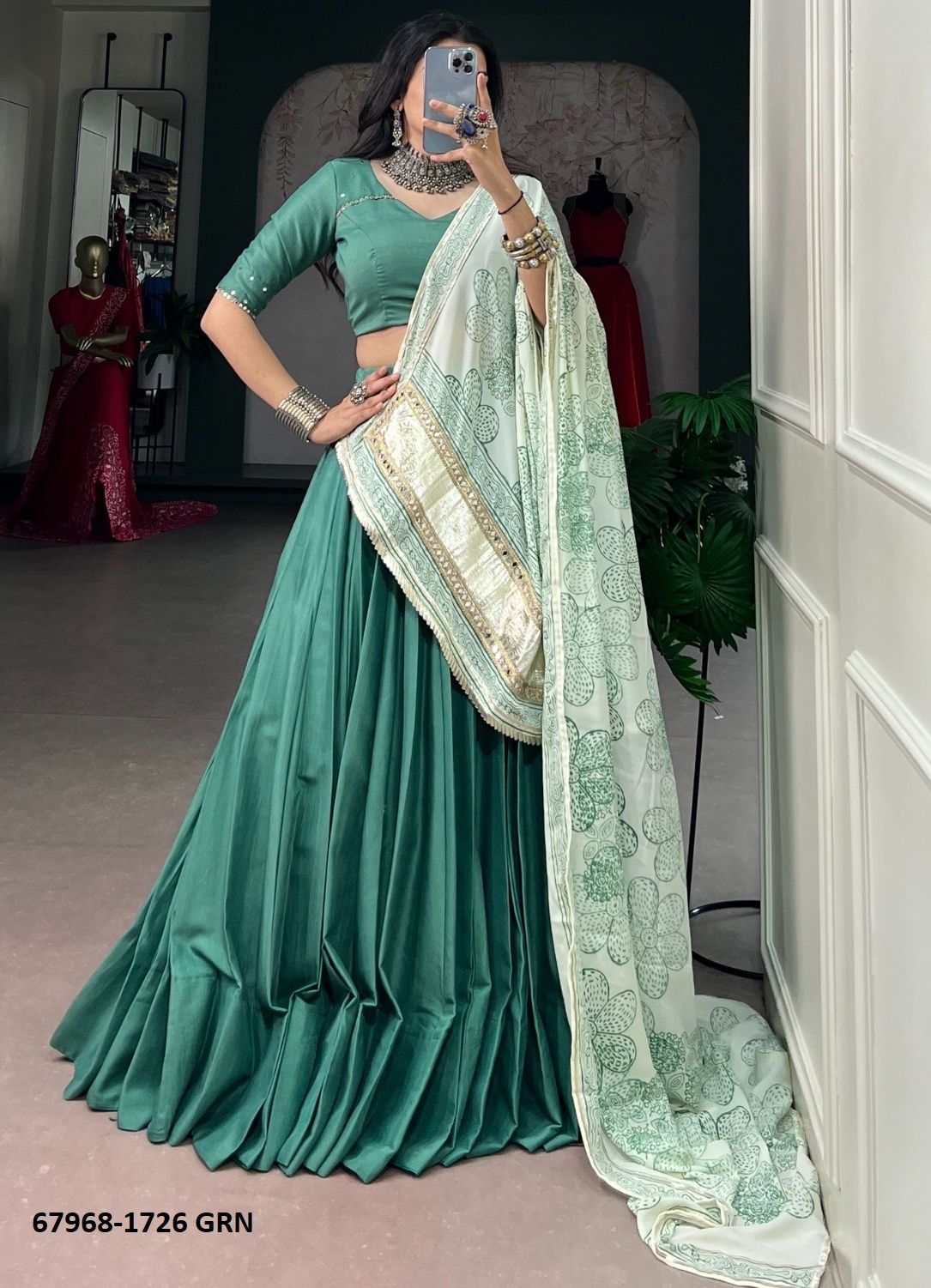 SUNNY CHINON - Catalog # 67968 (Set of 4 Readymade Lehengas) SUNNY CHINON - Catalog # 67968 (Set of 4 Readymade Lehengas)