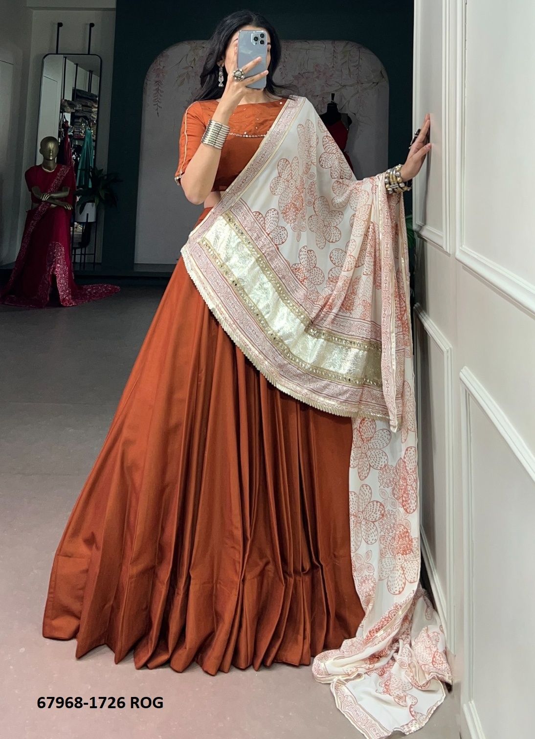 SUNNY CHINON - Catalog # 67968 (Set of 4 Readymade Lehengas) SUNNY CHINON - Catalog # 67968 (Set of 4 Readymade Lehengas)