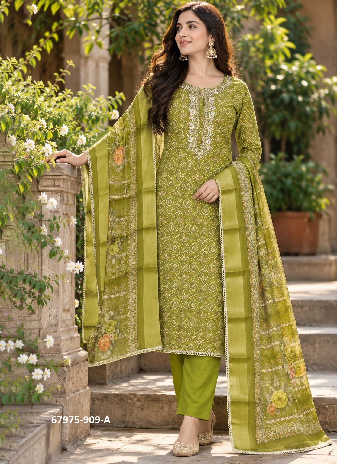 BHAVNATH - Catalog # 67975 (Set of 4 Readymade Salwar Suits) BHAVNATH - Catalog # 67975 (Set of 4 Readymade Salwar Suits)