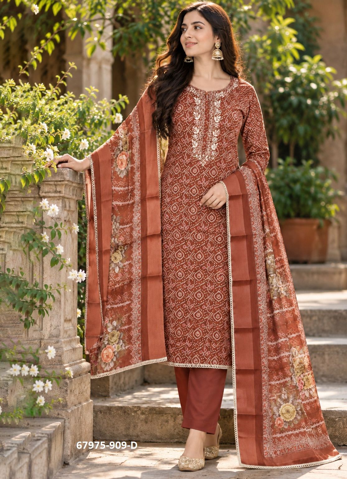 BHAVNATH - Catalog # 67975 (Set of 4 Readymade Salwar Suits) BHAVNATH - Catalog # 67975 (Set of 4 Readymade Salwar Suits)