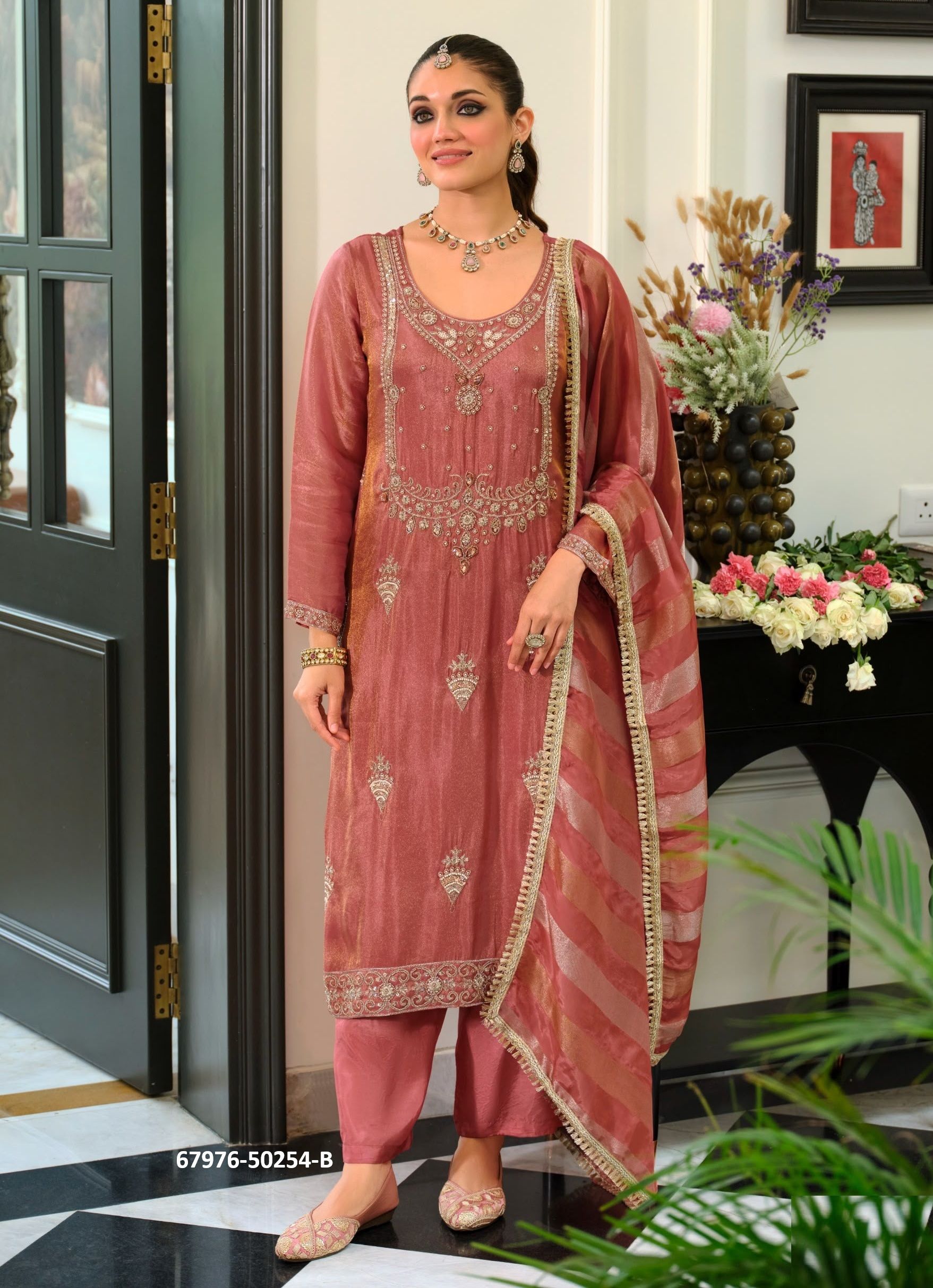SERBIA - Catalog # 67976 (Set of 4 SIZE-SETS [Readymade Salwar Suits])