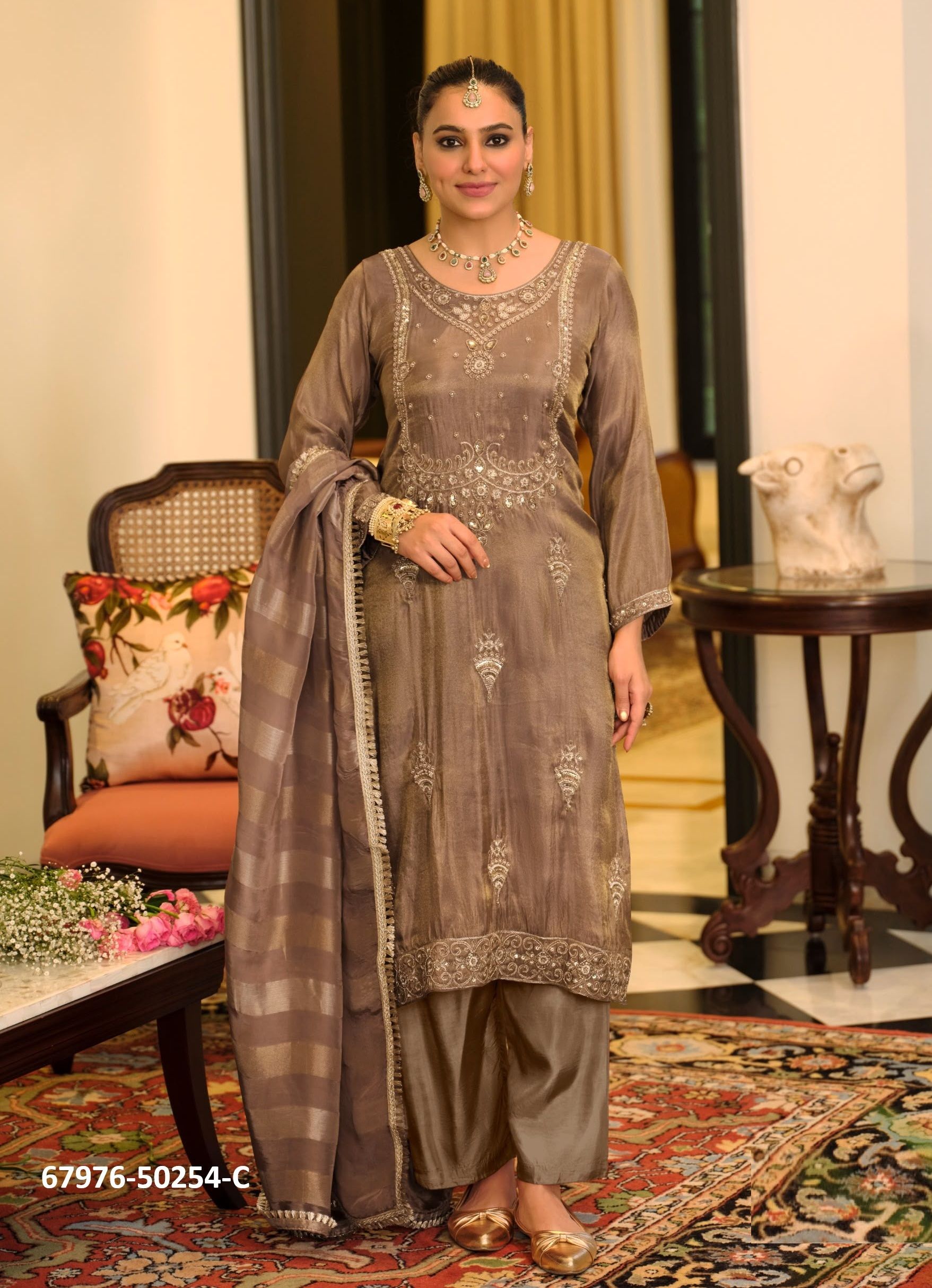 SERBIA - Catalog # 67976 (Set of 4 SIZE-SETS [Readymade Salwar Suits])
