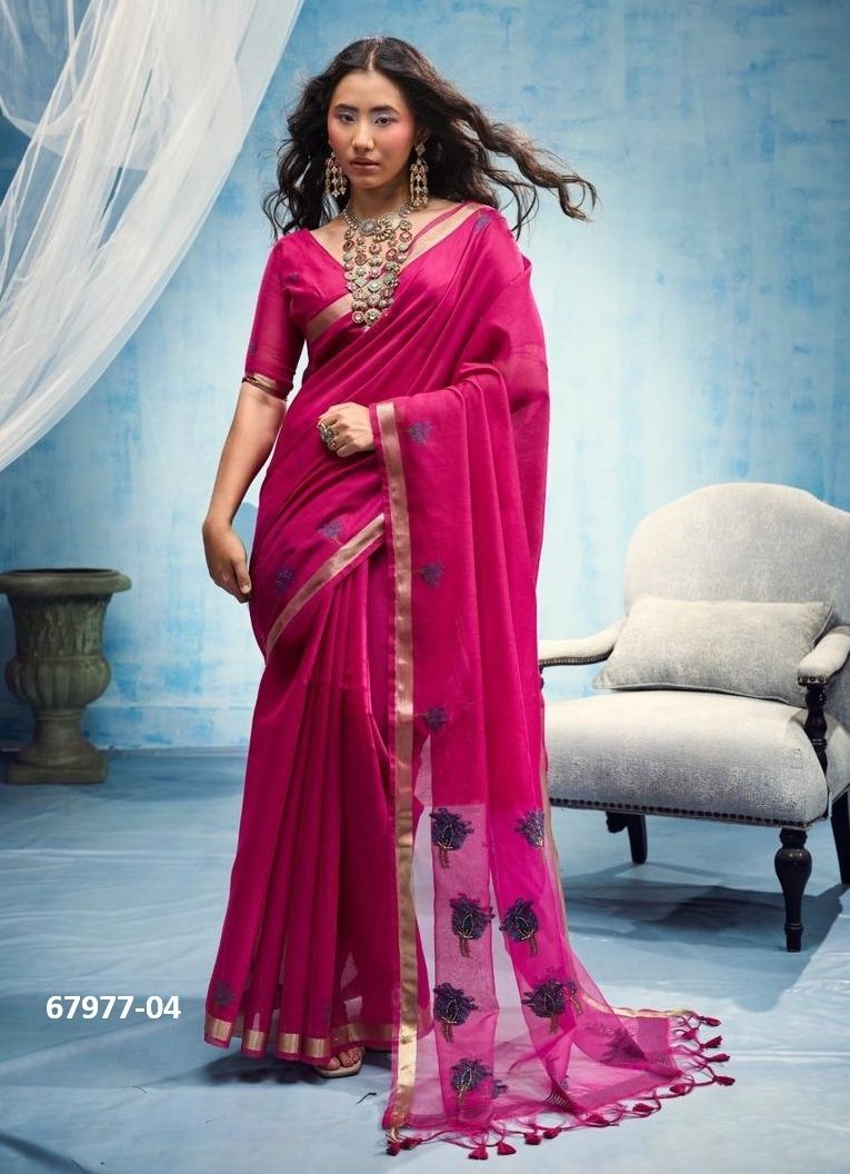 HANDWORK & HAND WOVEN - Catalog # 67977 (Set of 6 Sarees) HANDWORK & HAND WOVEN - Catalog # 67977 (Set of 6 Sarees)