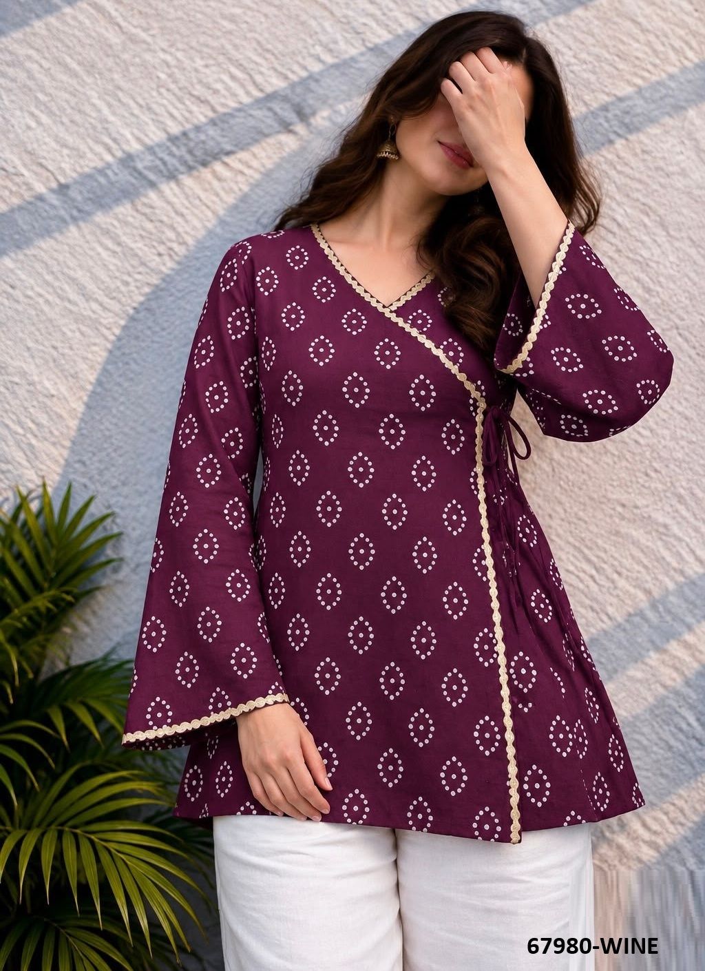 ADDALENE - Catalog # 67980 (Set of 6 Readymade Women's Kurtis / Tops) ADDALENE - Catalog # 67980 (Set of 6 Readymade Women's Kurtis / Tops)