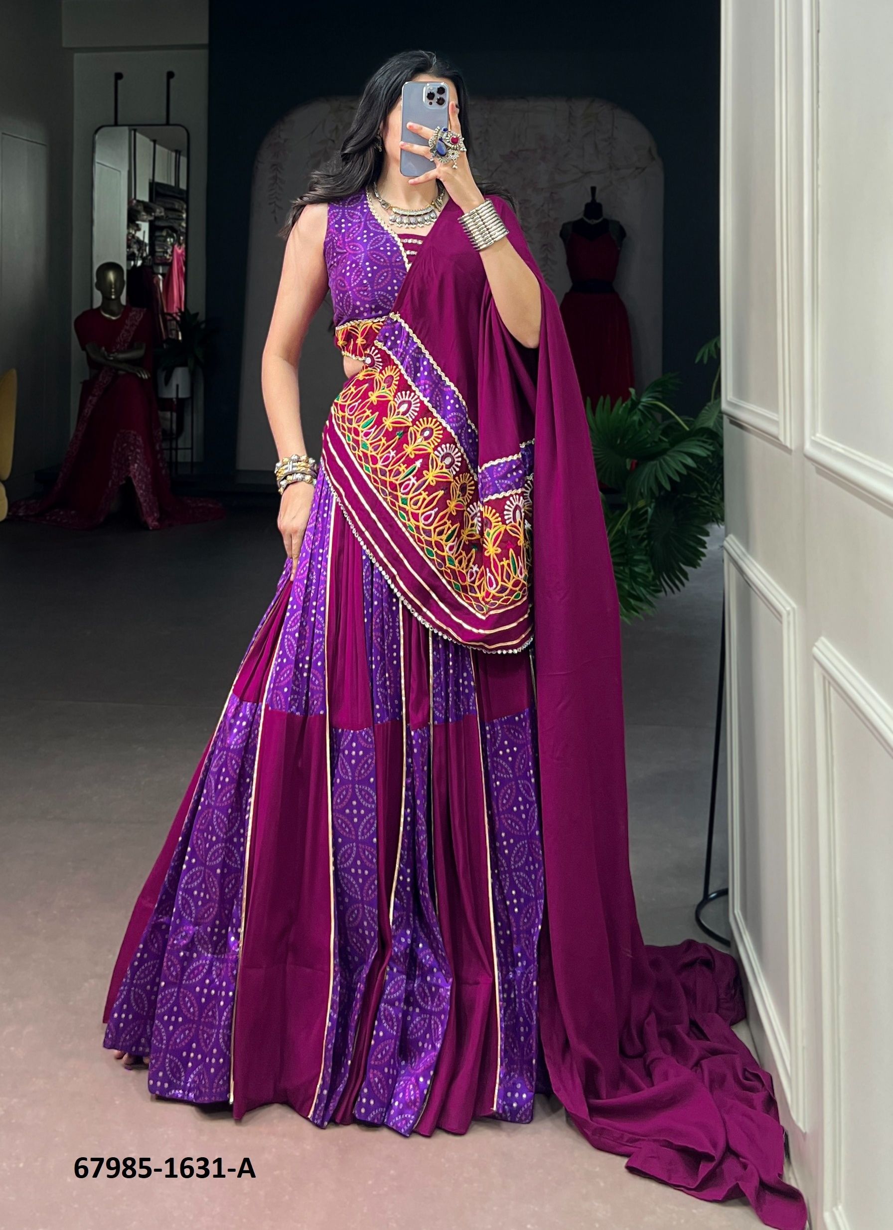 DHURANDHAR - Catalog # 67985 (Set of 3 Readymade Lehengas) DHURANDHAR - Catalog # 67985 (Set of 3 Readymade Lehengas)