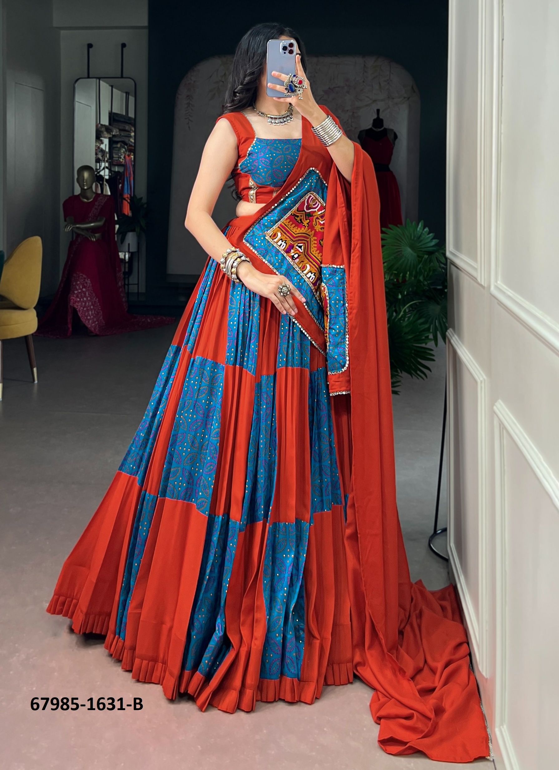 DHURANDHAR - Catalog # 67985 (Set of 3 Readymade Lehengas) DHURANDHAR - Catalog # 67985 (Set of 3 Readymade Lehengas)