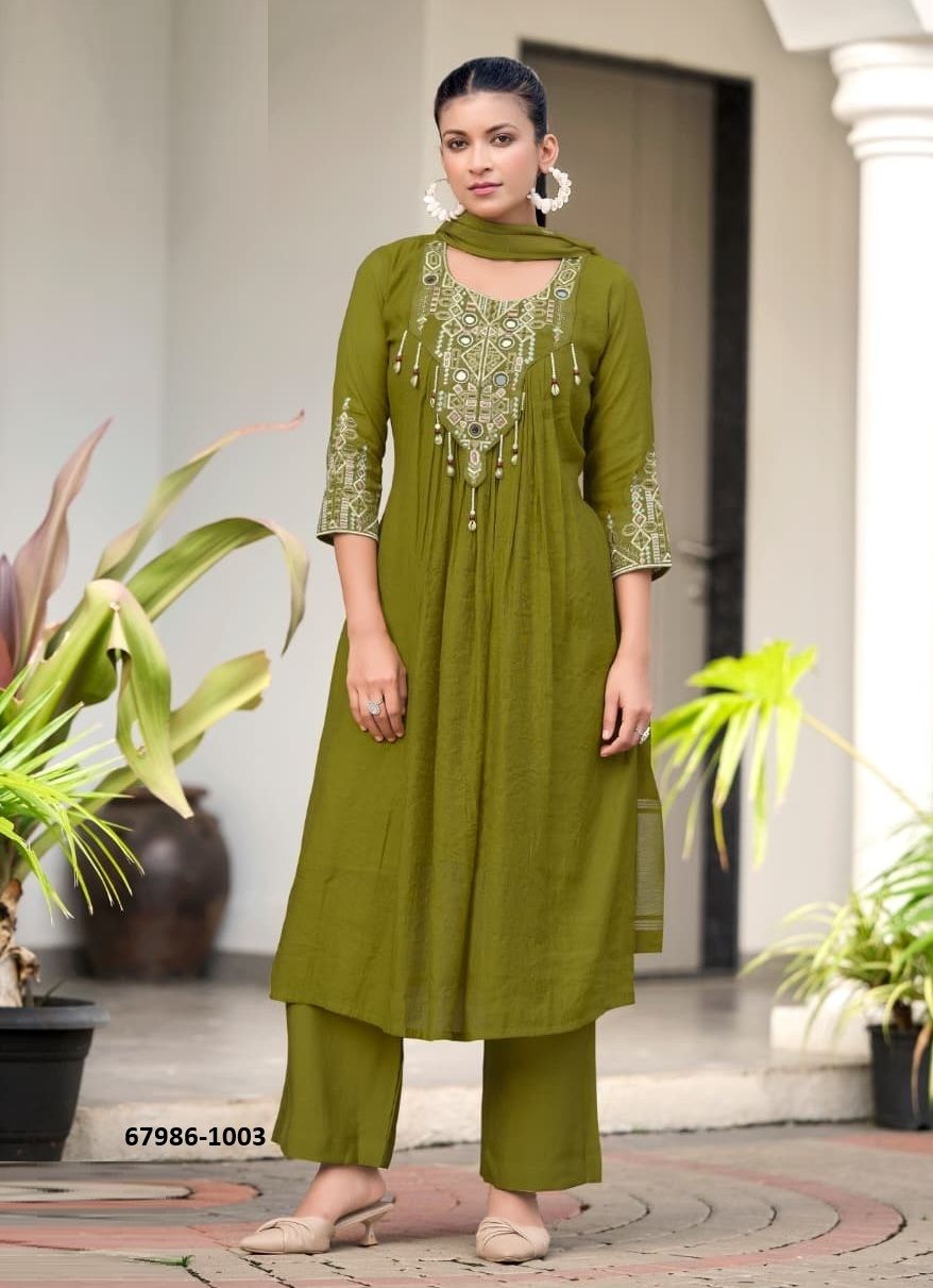 SHARAD PURNIMA - Catalog # 67986 (Set of 4 Readymade Salwar Suits) SHARAD PURNIMA - Catalog # 67986 (Set of 4 Readymade Salwar Suits)