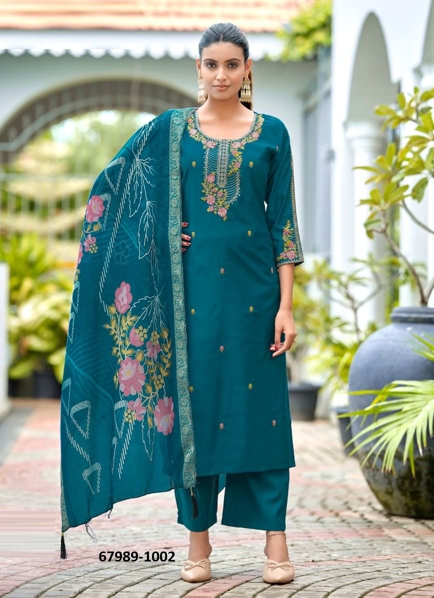 HARSHIKA - Catalog # 67989 (Set of 6 Readymade Salwar Suits) HARSHIKA - Catalog # 67989 (Set of 6 Readymade Salwar Suits)