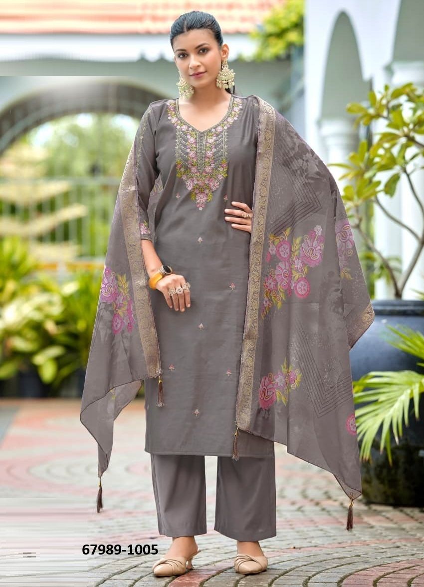 HARSHIKA - Catalog # 67989 (Set of 6 Readymade Salwar Suits) HARSHIKA - Catalog # 67989 (Set of 6 Readymade Salwar Suits)