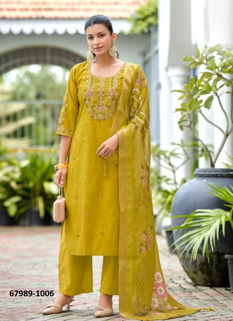 HARSHIKA - Catalog # 67989 (Set of 6 Readymade Salwar Suits) HARSHIKA - Catalog # 67989 (Set of 6 Readymade Salwar Suits)