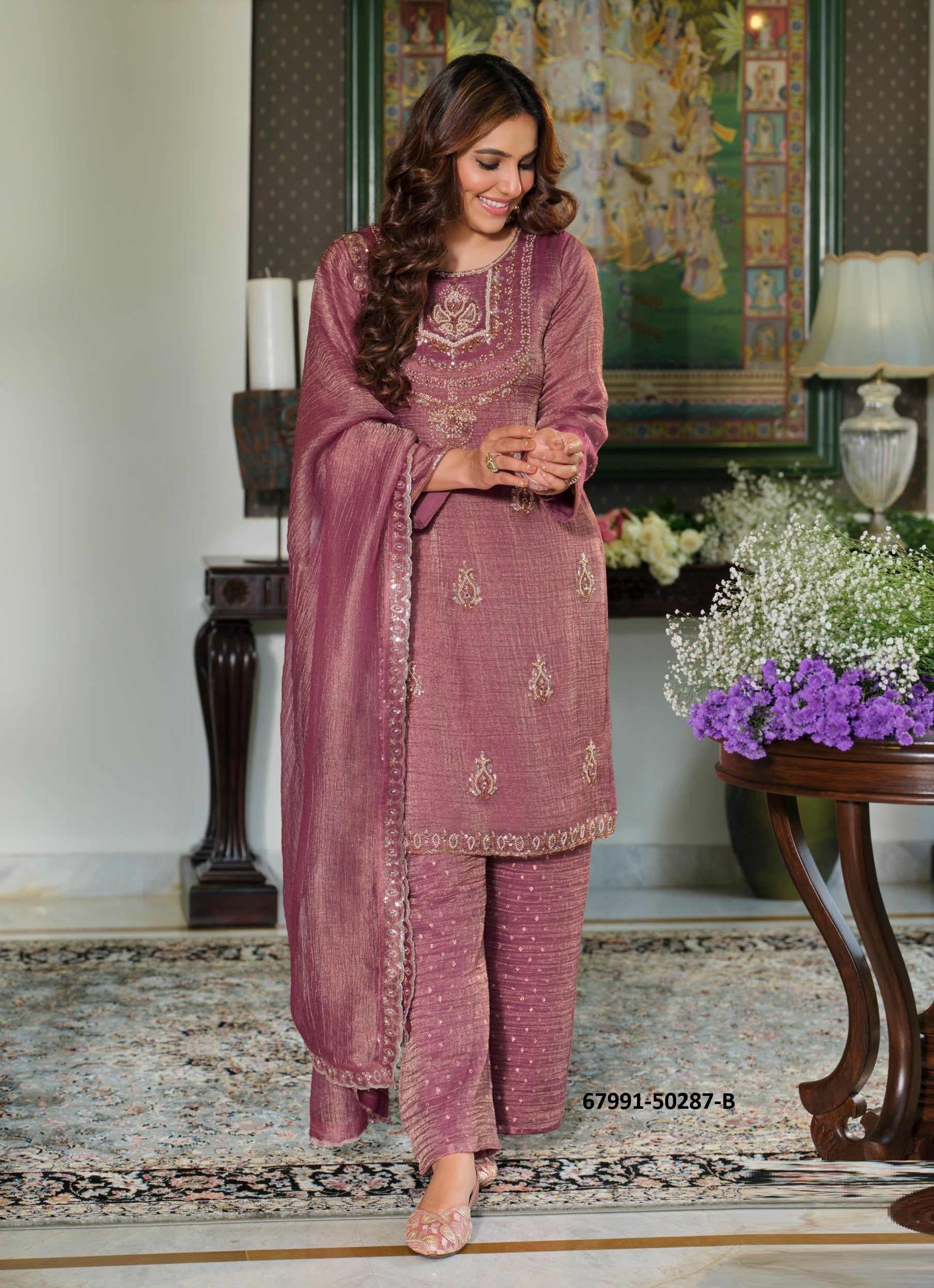 REFLECTION - Catalog # 67991 (Set of 5 SIZE-SETS [Readymade Salwar Suits])