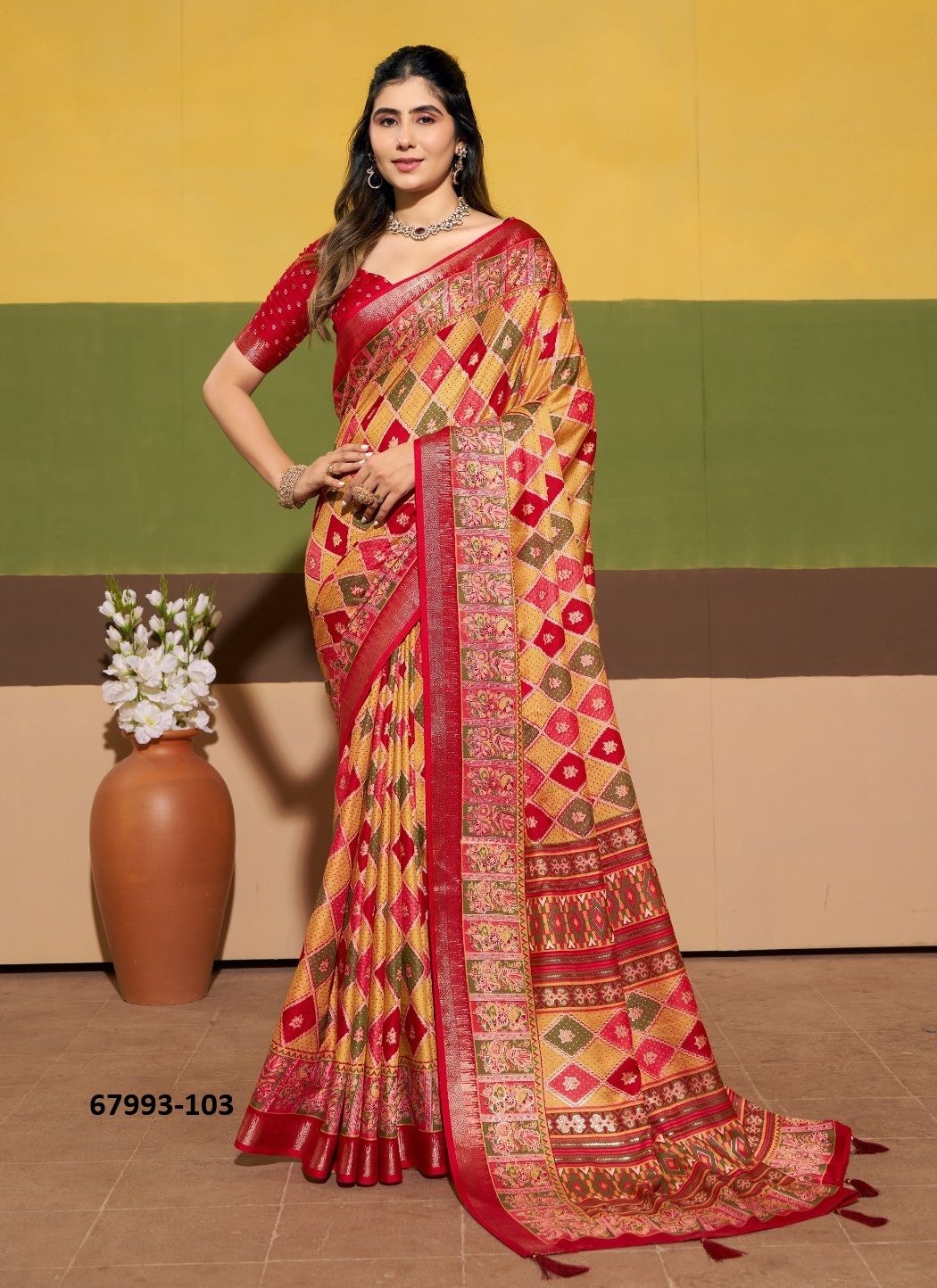 EVEREST - Catalog # 67993 (Set of 6 Sarees) EVEREST - Catalog # 67993 (Set of 6 Sarees)