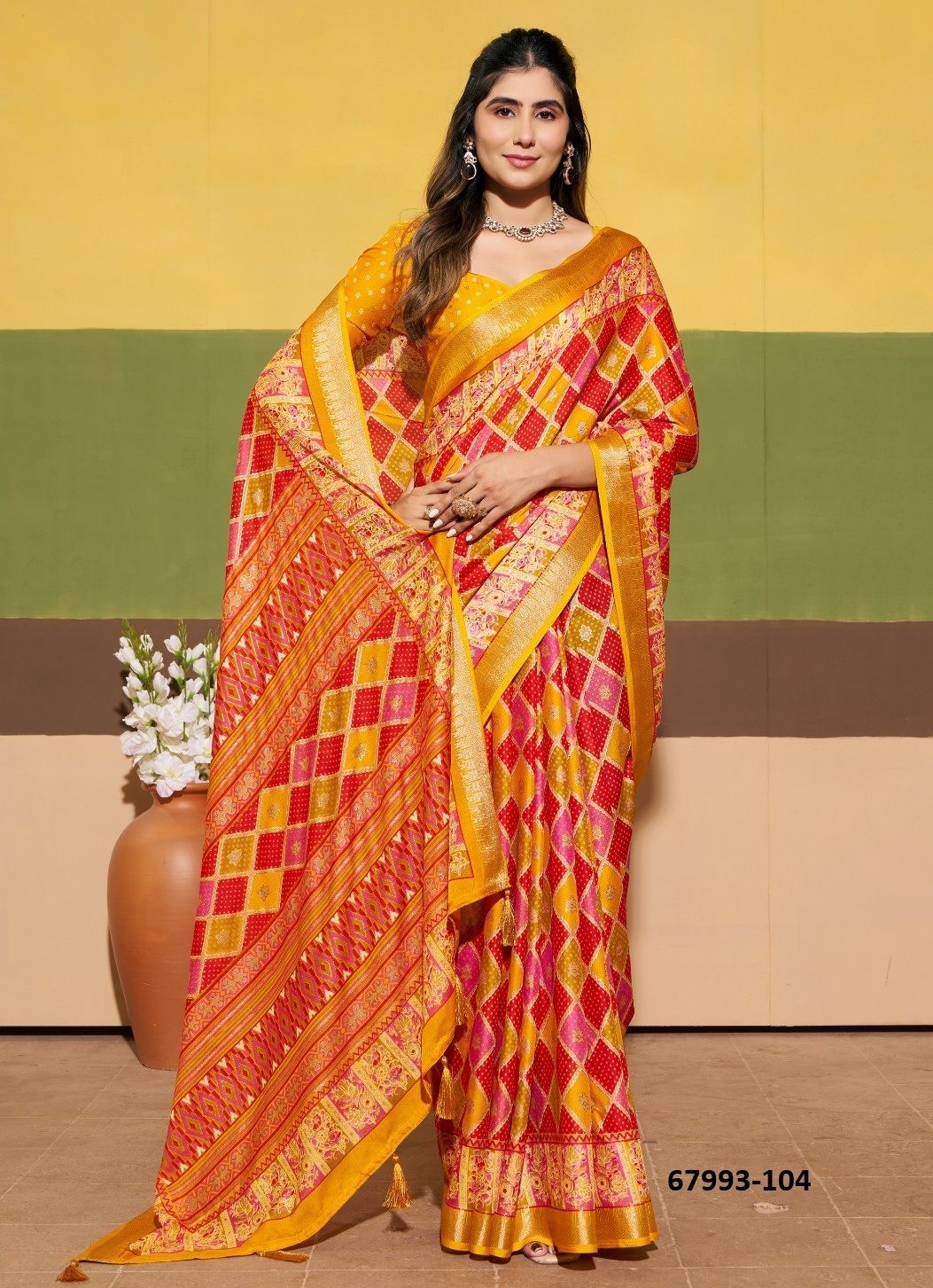 EVEREST - Catalog # 67993 (Set of 6 Sarees) EVEREST - Catalog # 67993 (Set of 6 Sarees)