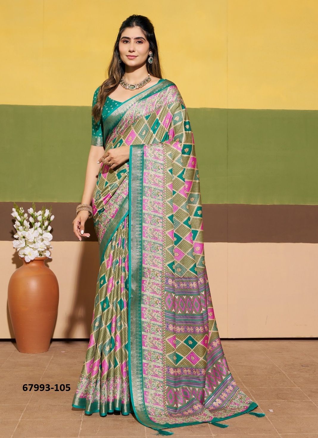 EVEREST - Catalog # 67993 (Set of 6 Sarees) EVEREST - Catalog # 67993 (Set of 6 Sarees)