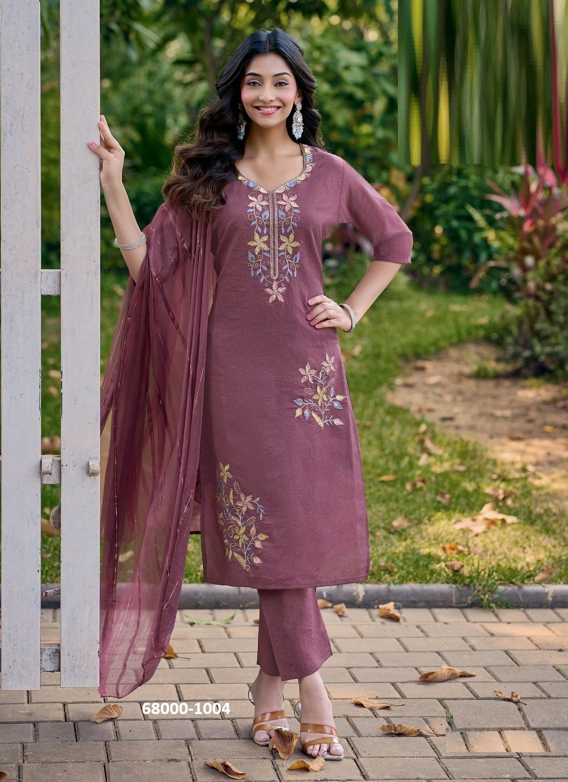 SAMANTHA 1 - Catalog # 68000 (Set of 6 Readymade Salwar Suits)