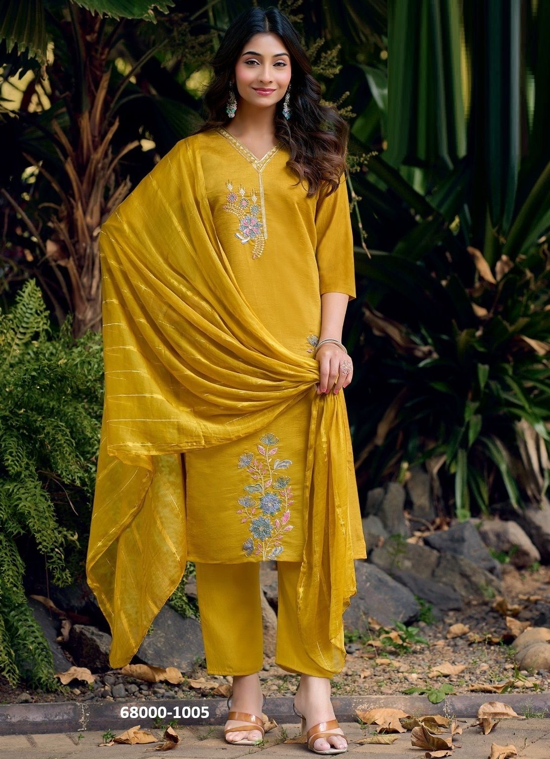 SAMANTHA 1 - Catalog # 68000 (Set of 6 Readymade Salwar Suits)