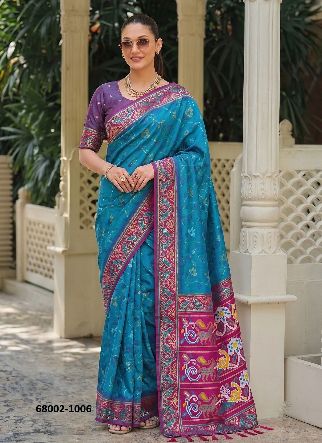 ZAMA ZAM - Catalog # 68002 (Set of 8 Sarees)