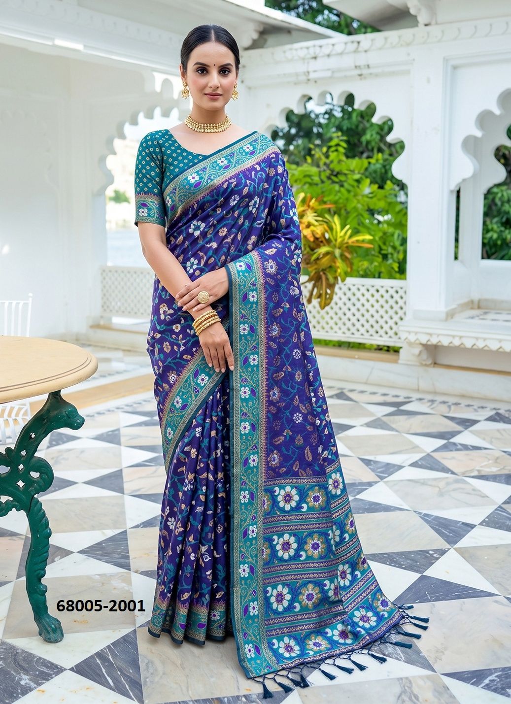ZAMNA - Catalog # 68005 (Set of 8 Sarees) ZAMNA - Catalog # 68005 (Set of 8 Sarees)