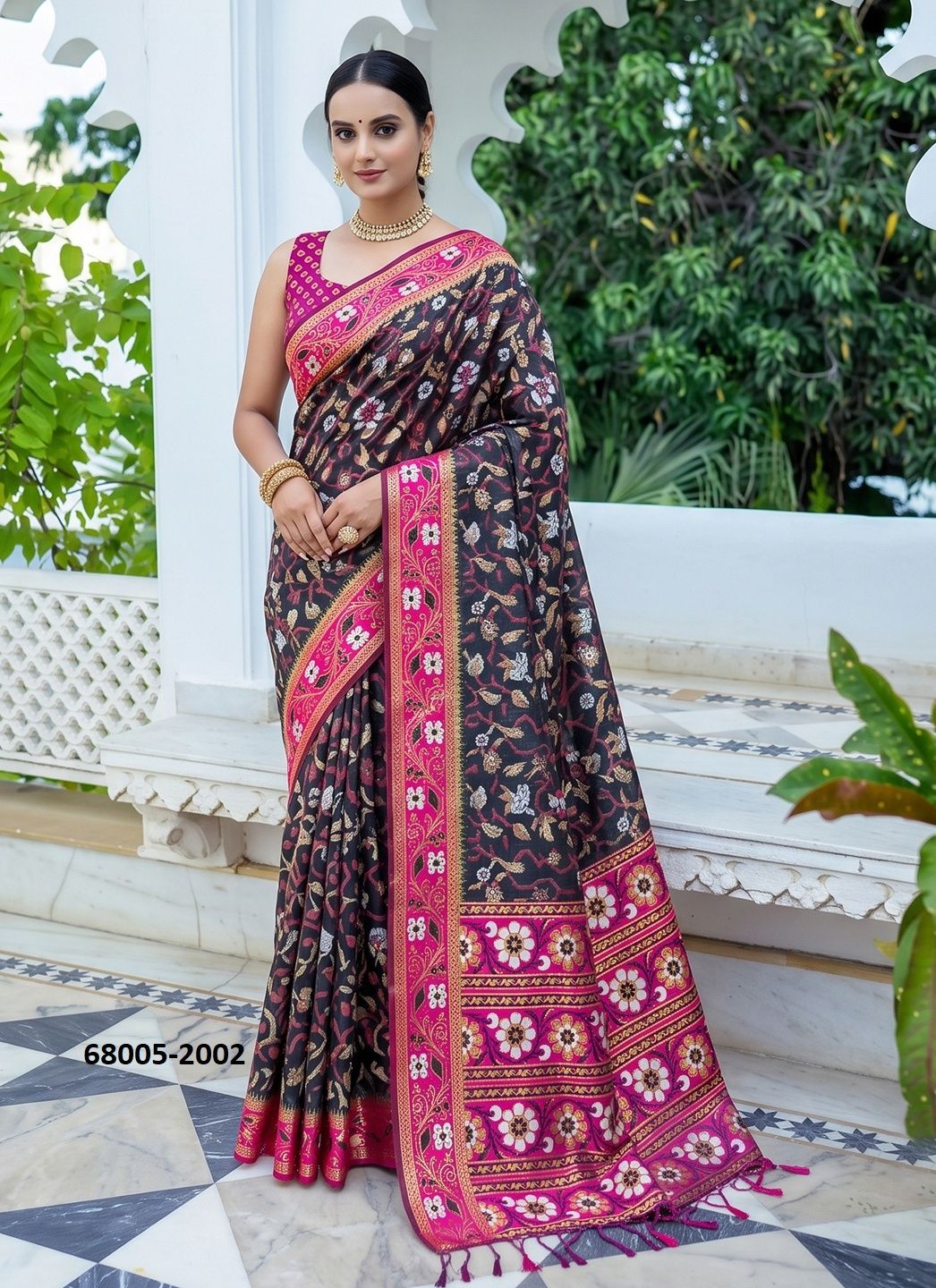 ZAMNA - Catalog # 68005 (Set of 8 Sarees) ZAMNA - Catalog # 68005 (Set of 8 Sarees)