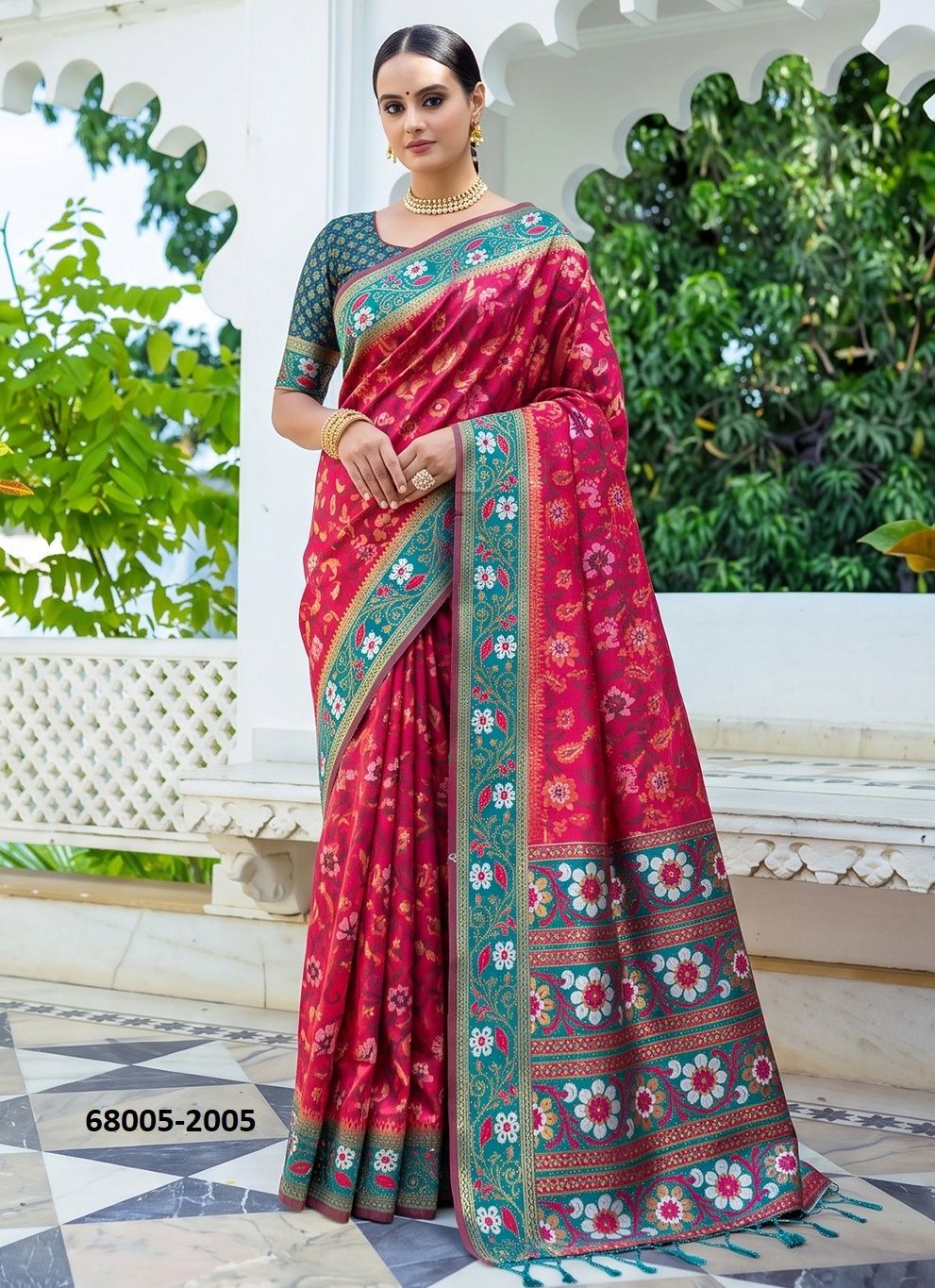 ZAMNA - Catalog # 68005 (Set of 8 Sarees) ZAMNA - Catalog # 68005 (Set of 8 Sarees)