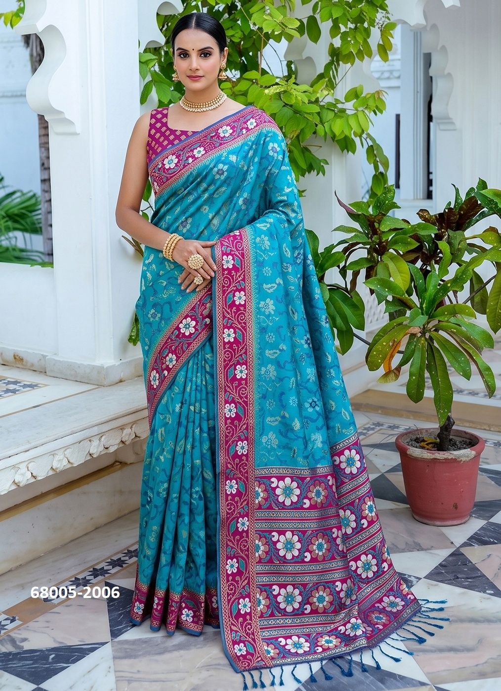 ZAMNA - Catalog # 68005 (Set of 8 Sarees) ZAMNA - Catalog # 68005 (Set of 8 Sarees)