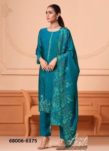 ZARII - Catalog # 68006 (Set of 6 Readymade Salwar Suits)