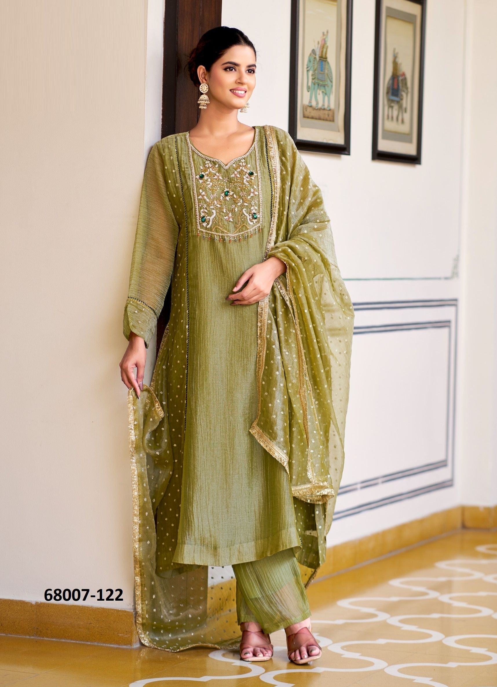 SALSA BEADS - Catalog # 68007 (Set of 4 SIZE-SETS [Readymade Salwar Suits])