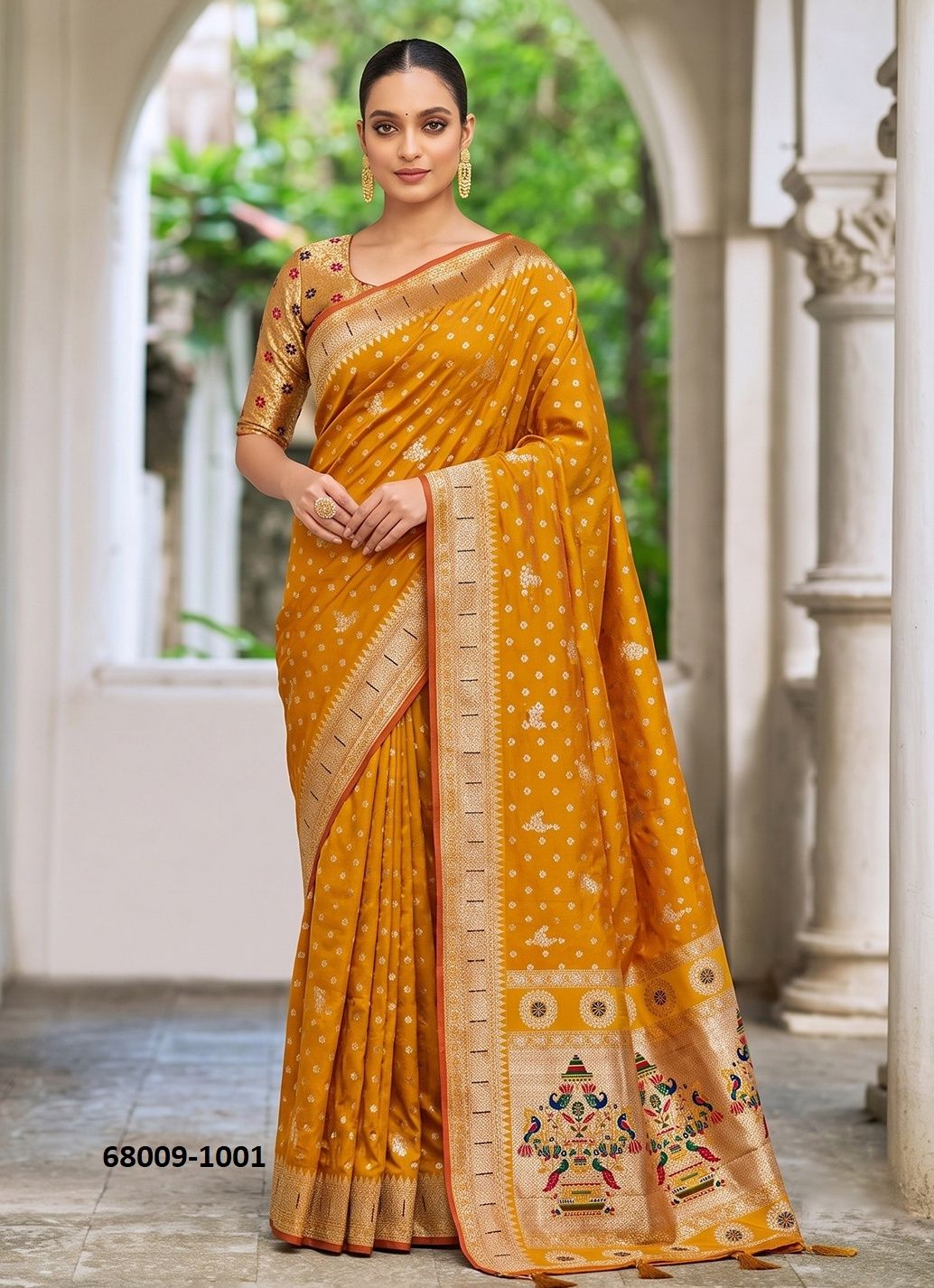KANAK SILK - Catalog # 68009 (Set of 6 Sarees) KANAK SILK - Catalog # 68009 (Set of 6 Sarees)