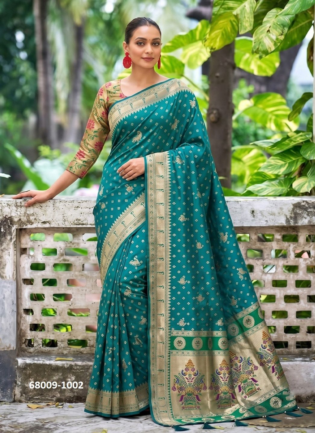 KANAK SILK - Catalog # 68009 (Set of 6 Sarees) KANAK SILK - Catalog # 68009 (Set of 6 Sarees)