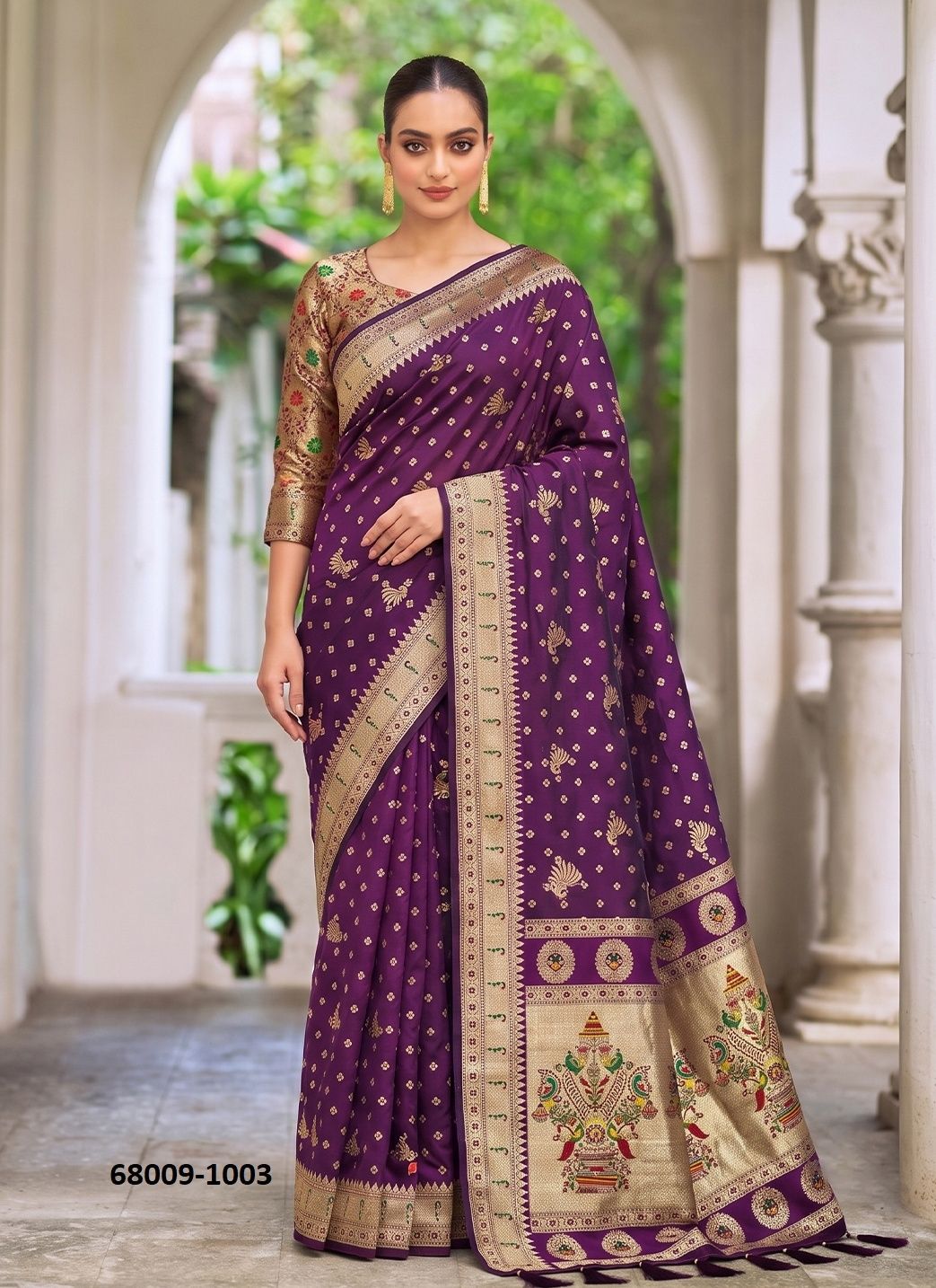 KANAK SILK - Catalog # 68009 (Set of 6 Sarees) KANAK SILK - Catalog # 68009 (Set of 6 Sarees)